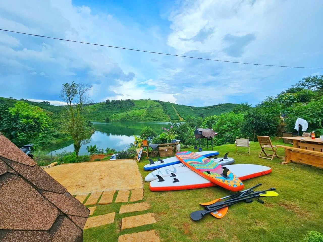 Hotel Nha Bao La - Ho Dak Long Thuong Bảo Lộc Exterior foto